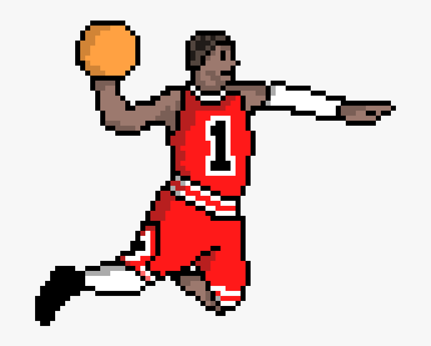 Basketball Player Pixel Art, HD Png Download, Free Download