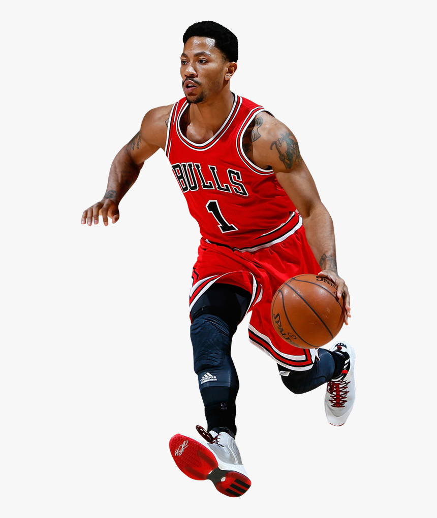 Basketball Moves Basketball Player - Derrick Rose Transparent Background, HD Png Download, Free Download