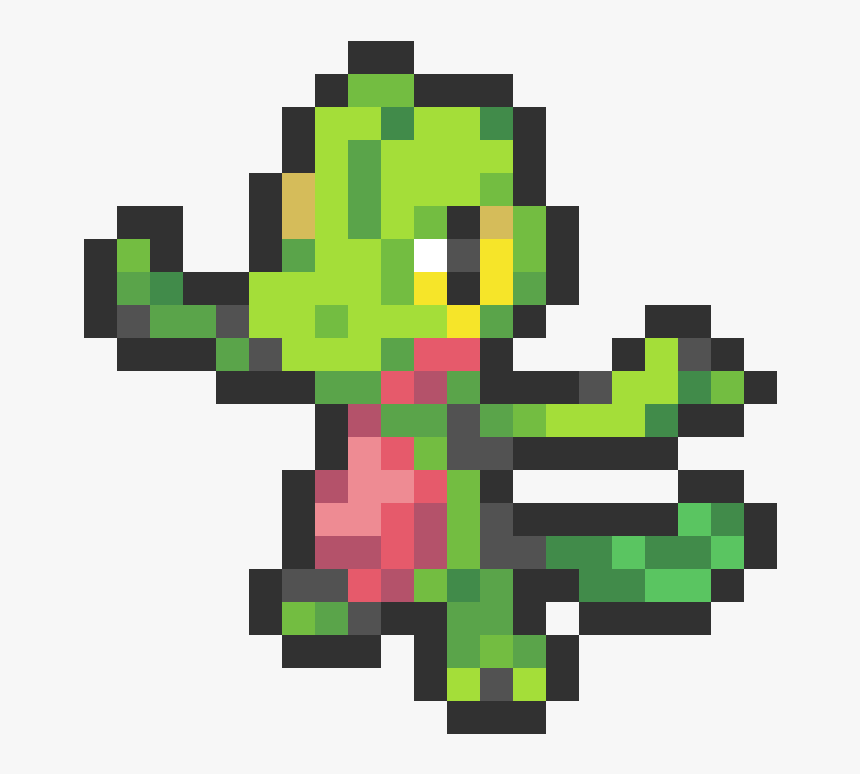 Pixel Art Pokemon Treecko, HD Png Download, Free Download