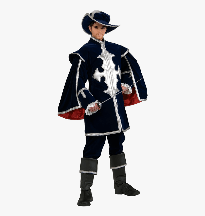 Mens Musketeer Costume - Musketeer Costume, HD Png Download, Free Download