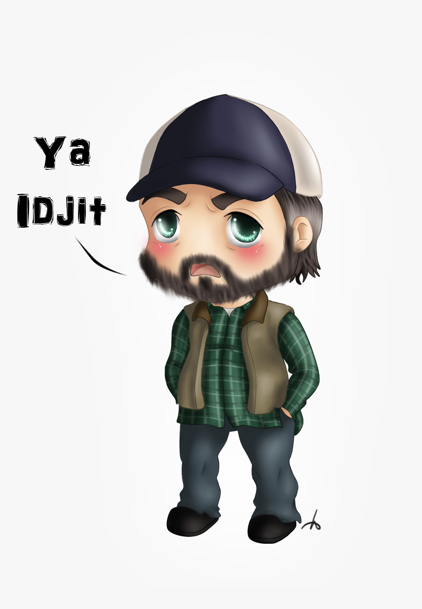 Transparent Sam And Dean Png - Bobby Singer Cartoon Png, Png Download, Free Download