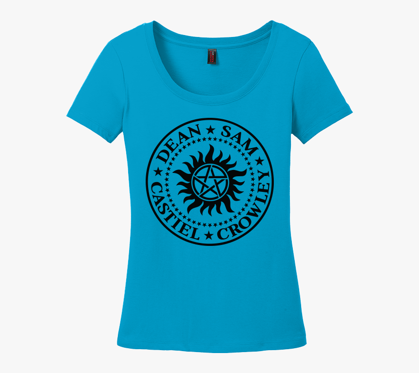 Dean Sam Castiel Crowley T-shirt - Circle, HD Png Download, Free Download