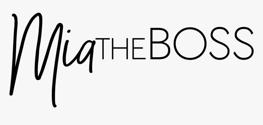 Mia The Boss - Calligraphy, HD Png Download, Free Download