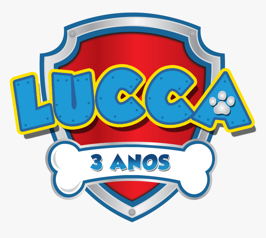 Patrulha Canina Lucca 3 Anos Png - Paw Patrol Logo Stickers, Transparent Png, Free Download