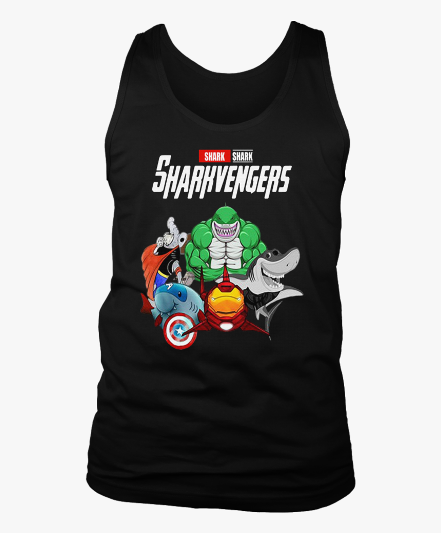 Sharkvengers Shirt Funny Shark Avengers Shark Vesion - T-shirt, HD Png Download, Free Download