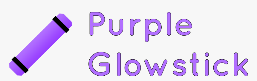 Purple Glowstick - Graphic Design, HD Png Download, Free Download