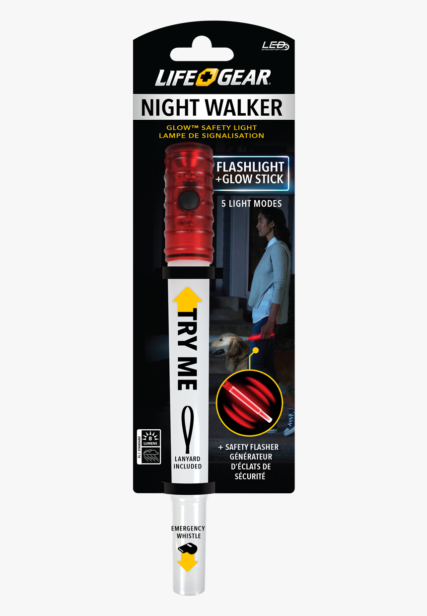 Night Walker Pet Flashlight Glow Stick - Wire, HD Png Download, Free Download