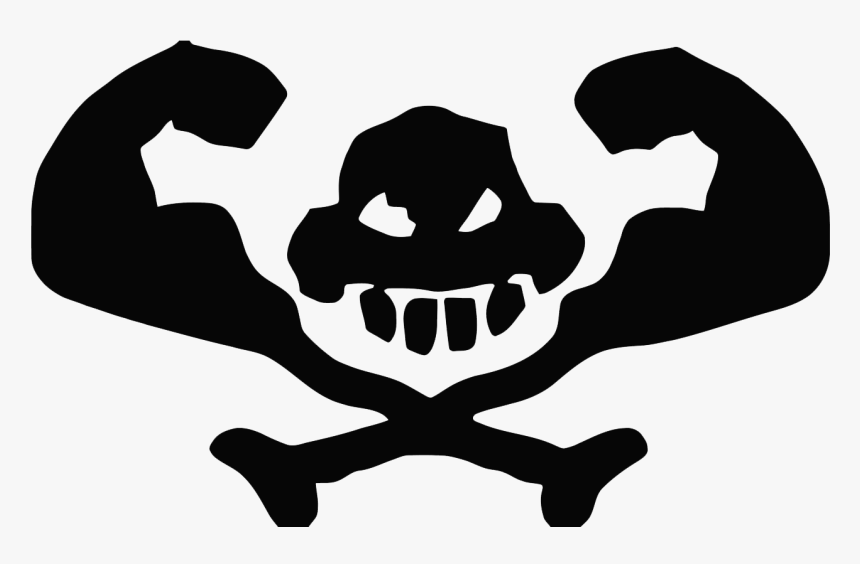 Free Download Of Skull And Crossbones Icon Clipart - Skull And Crossbones, HD Png Download, Free Download