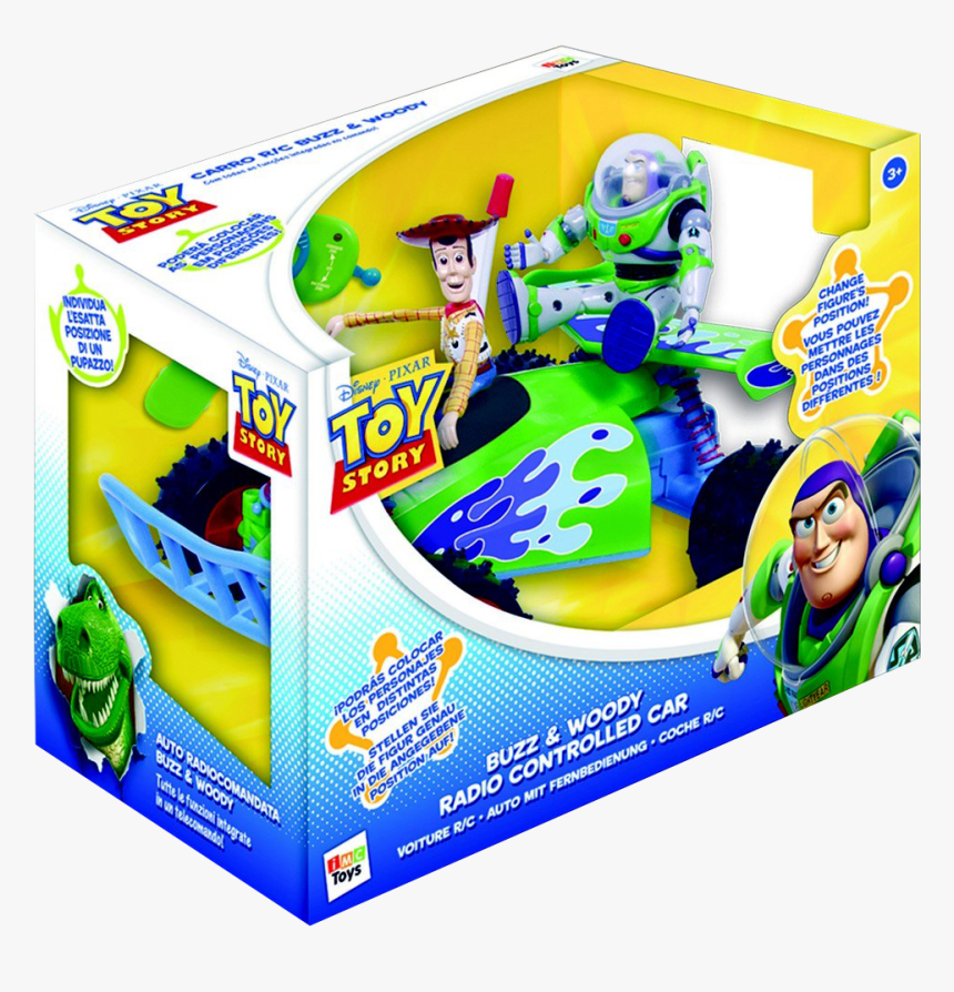 Buzz Lightyear & Woody Radio Controlled Electronic - Toy Story Racing Car, HD Png Download, Free Download