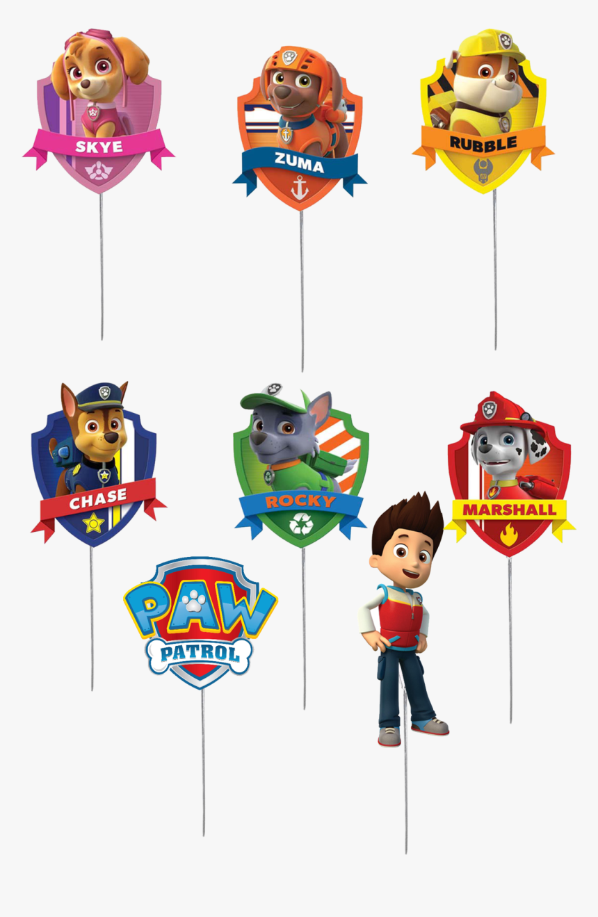 Paw Patrol Printable Bookmarks, HD Png Download, Free Download