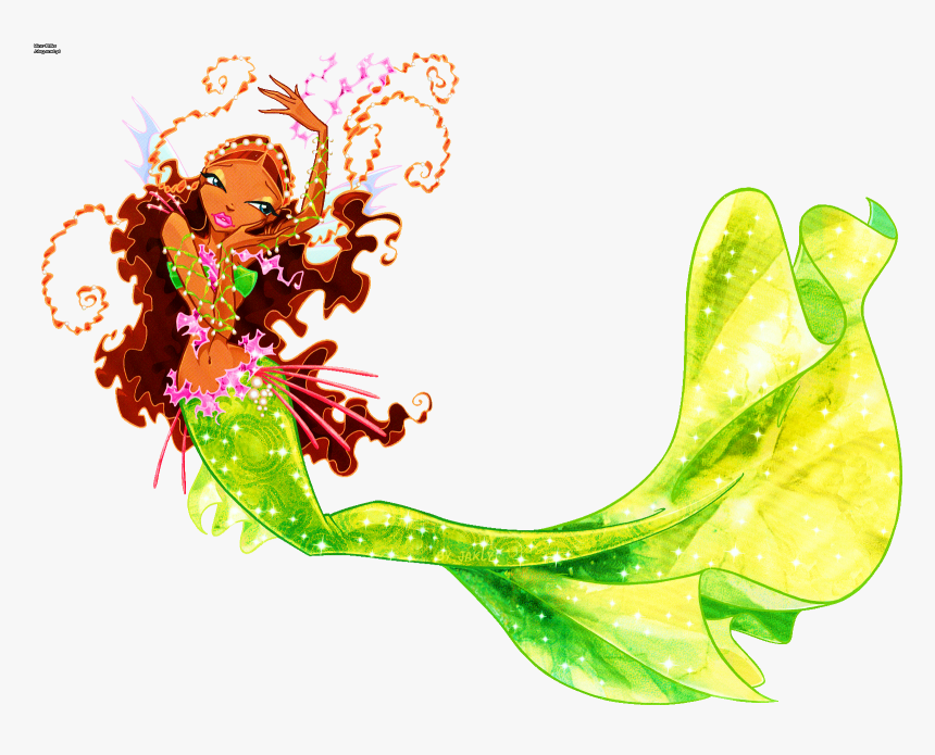 Mermaidix Winx Club Flora, HD Png Download, Free Download