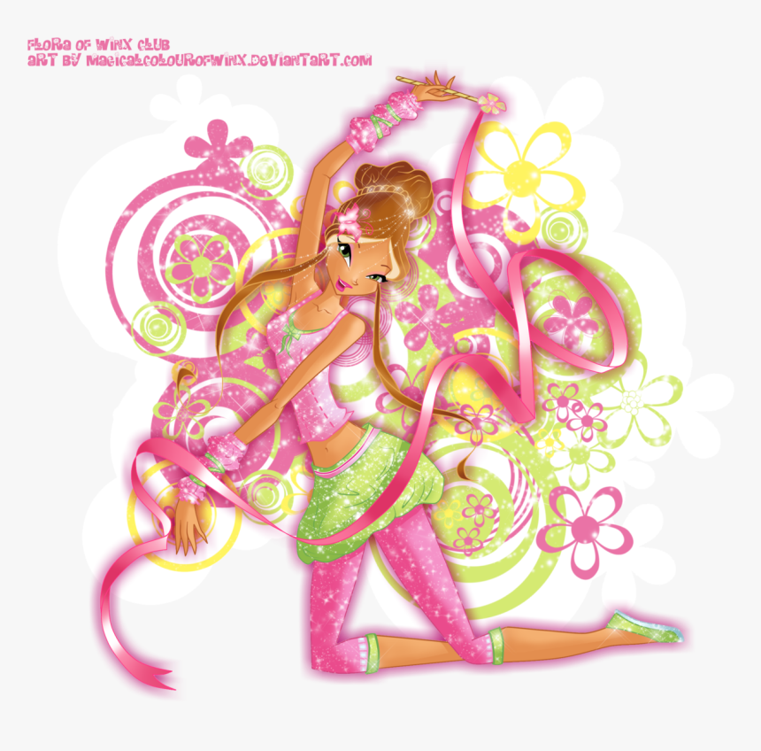 Flora Winx Dancer By - Winx Club Flora Season 8, HD Png Download, Free Download