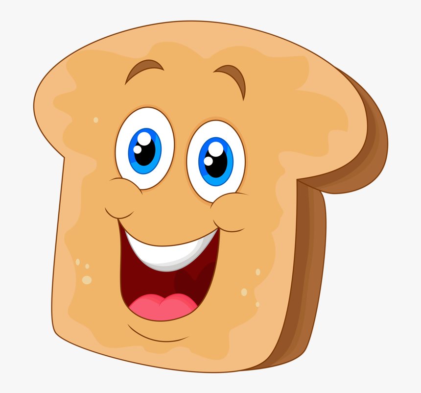 Png Pinterest Clip - Bread With Face Clip Art, Transparent Png, Free Download