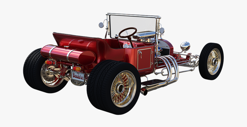 Vehicle, Hotrod, Car, Classic, Automobile, Vintage - Car Hot Rod Open Wheel Png, Transparent Png, Free Download