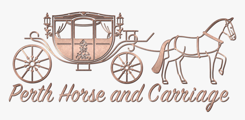 Perth Horse And Carriage - Wedding Clipart Horse And Carriage, HD Png Download, Free Download