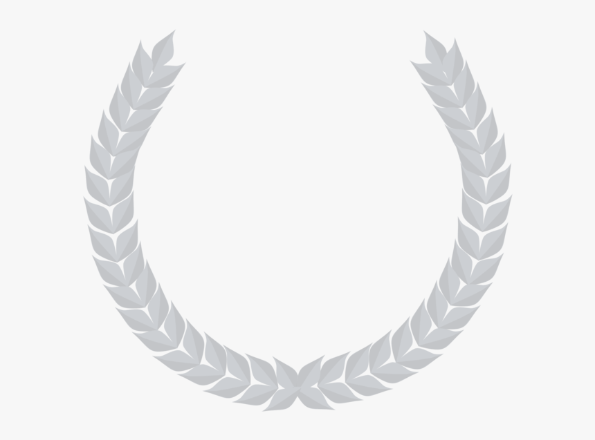 Couronne De Laurier Gris Bleu Blue Gray Laurel Wreath - Couronne De Laurier Dorée, HD Png Download, Free Download