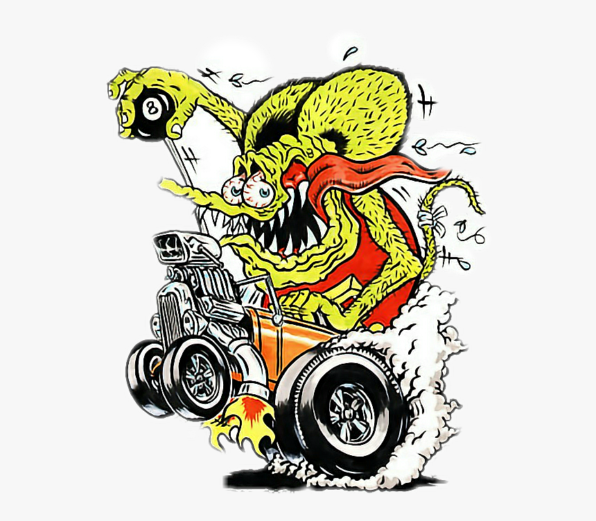 Hotrod Sticker - Ed Roth Cars Art, HD Png Download, Free Download