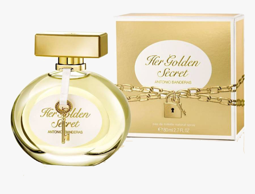Antonio Banderas Her Golden Secret Eau De Toilette - Antonio Banderas Perfume Women, HD Png Download, Free Download