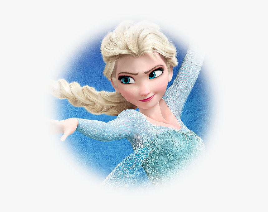 Personaje De Elsa De Frozen , Png Download - Elsa Frozen Circulo Png, Transparent Png, Free Download