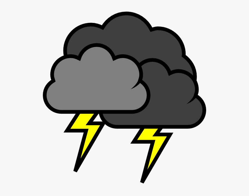 Rain Cloud Clipart - Thundercloud Clipart, HD Png Download, Free Download