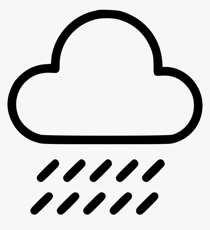 Weather Rain Cloud Clouds Cloudy Dark - Thunder And Cloudy Clipart, HD Png Download, Free Download