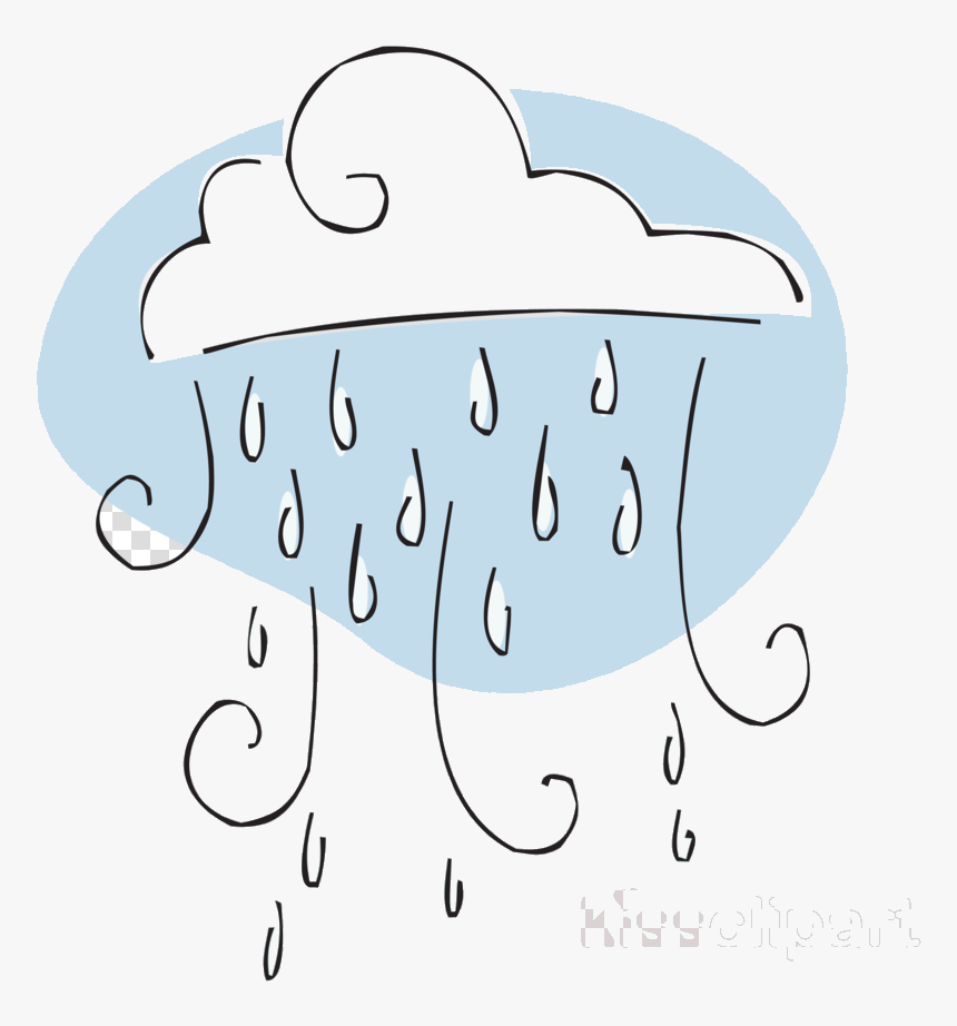 Rain Cloud Text Transparent Image Clipart Free Png - Illustration, Png Download, Free Download