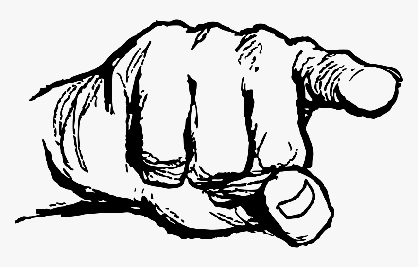 Pointing Finger Clipart Transparent, HD Png Download, Free Download