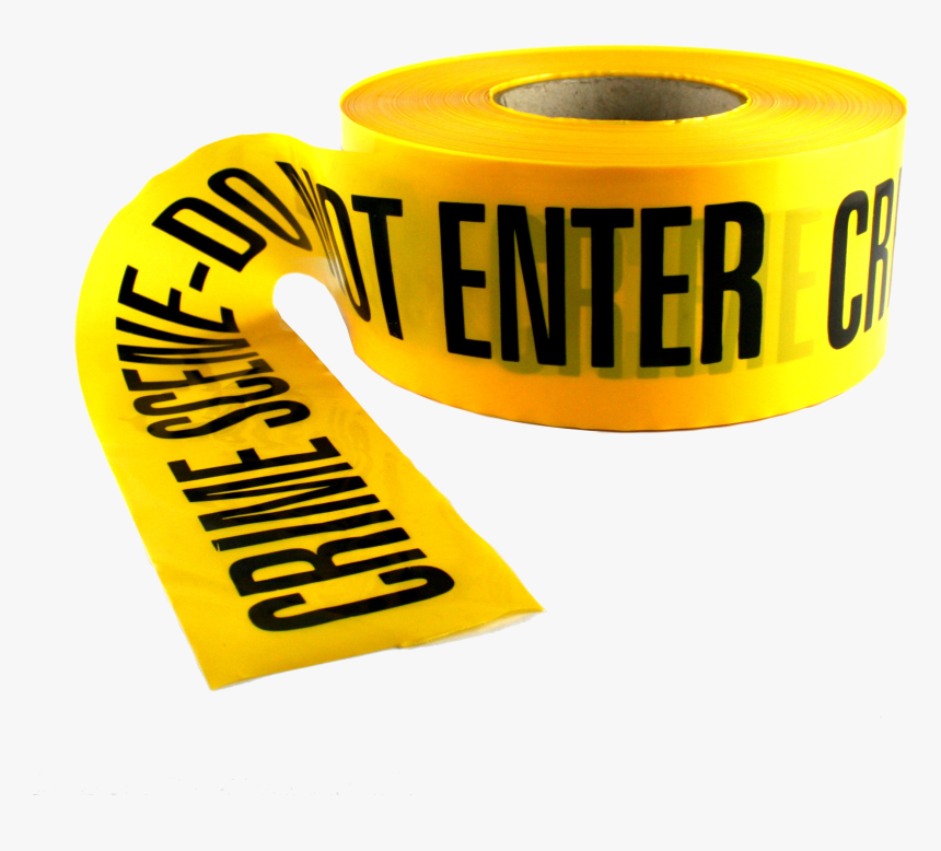 Police Tape Png Free Download - Illustration, Transparent Png, Free Download