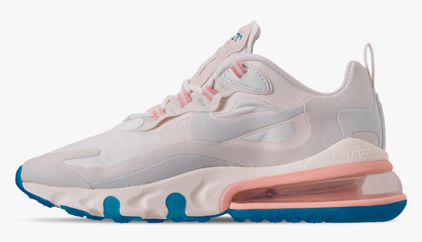 Nike Air Max 270 React Ghost Aqua Ao4971-100 Release - Nike Free, HD Png Download, Free Download