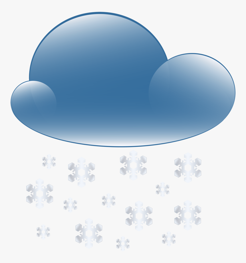 Transparent Snow Background Clipart - Cloud With Rain Png, Png Download, Free Download