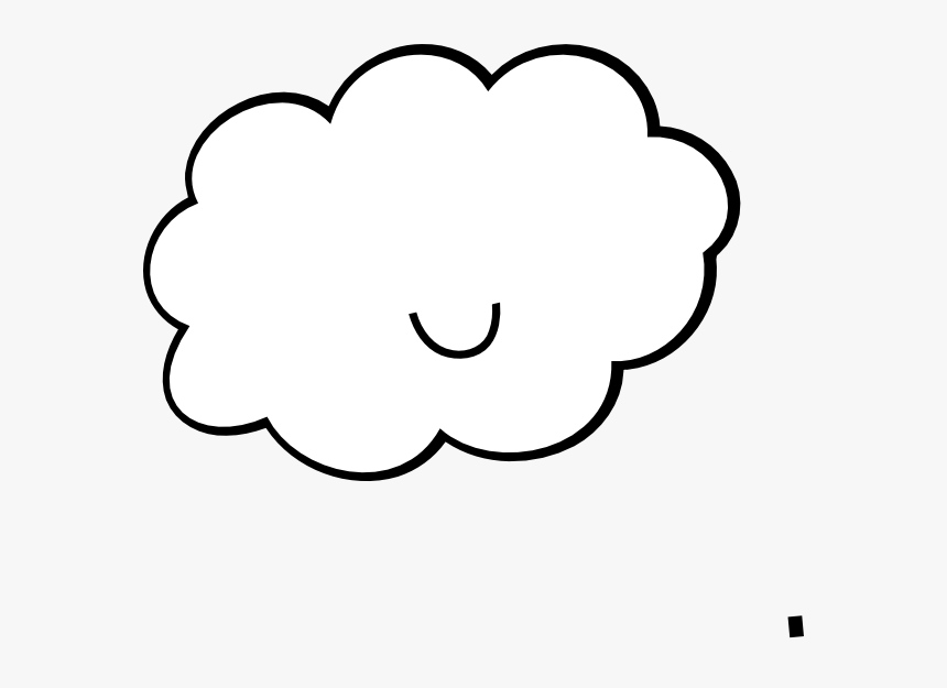 Cute Cloud Svg Clip Arts - Шаблони Облачета За Принтиране, HD Png Download, Free Download