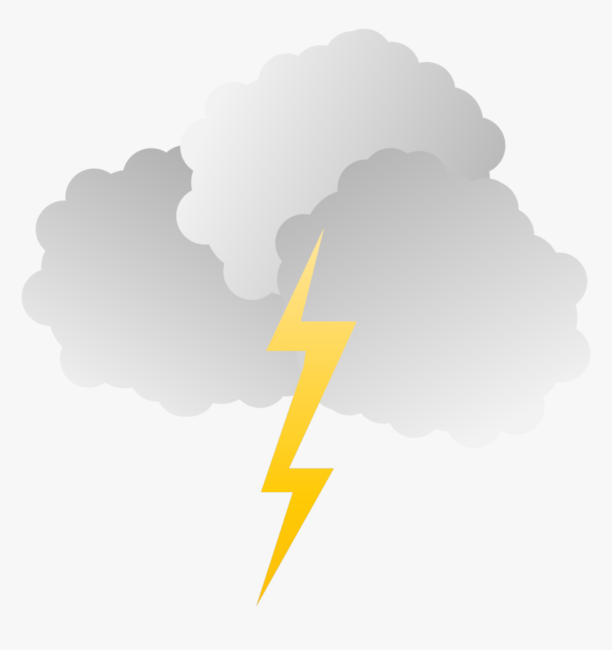 Clouds And Big Image - Lightning Cloud Transparent Background, HD Png Download, Free Download