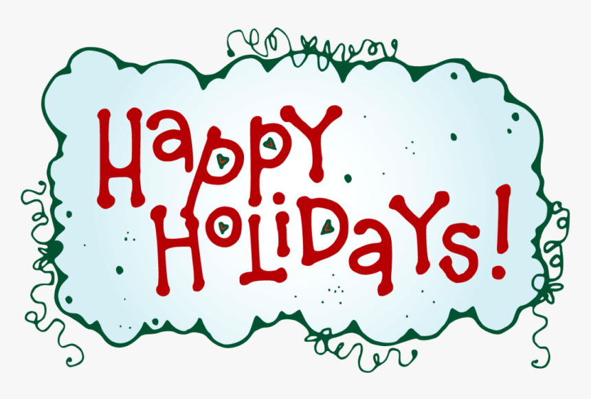 Transparent Happy Holidays Png, Png Download, Free Download