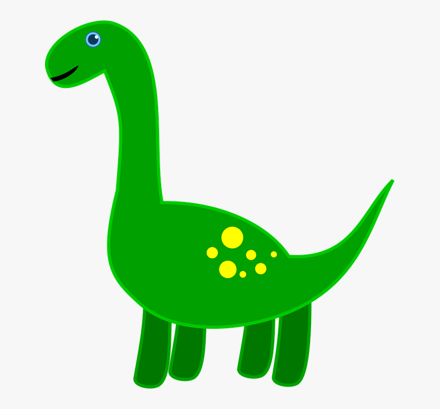 Dinosaur Toy Cute Girl Boy Extinct Dino Animal Clipart - รูป ไดโนเสาร์ น่า รัก ๆ การ์ตูน, HD Png Download, Free Download