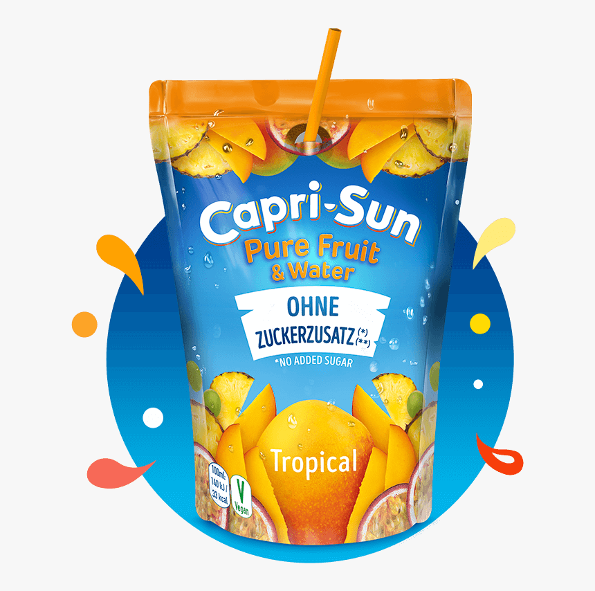 Transparent Clipart Sonne - Multi Vitamin Capri Sun, HD Png Download, Free Download