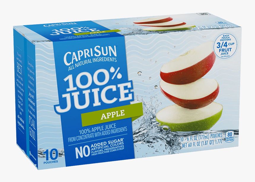 Capri Sun , Png Download - Capri Sun 100% Juice, Transparent Png, Free Download