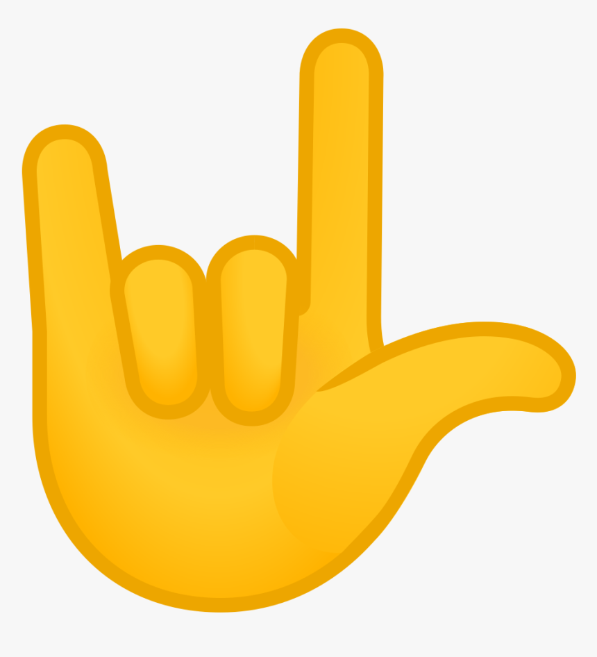 Transparent Clapping Hand Clipart - Love You Hand Sign Emoji, HD Png Download, Free Download