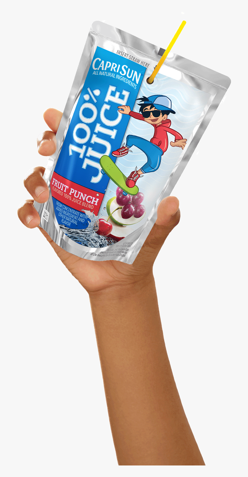 Capri Sun 100 Juice Fruit Punch, HD Png Download, Free Download