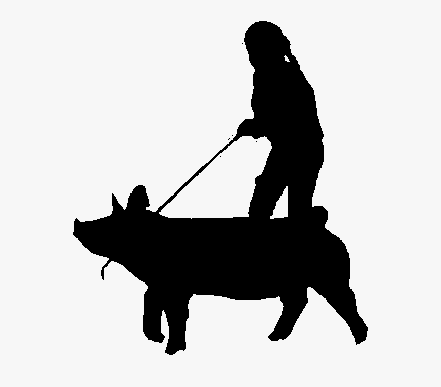 White House Genetics, E - Silhouette Show Show Pig Clip Art, HD Png Download, Free Download