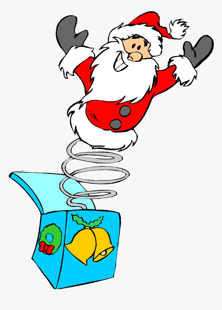 Transparent Happy Holidays Clip Art Png - Cartoon Christmas Jack In The Box, Png Download, Free Download