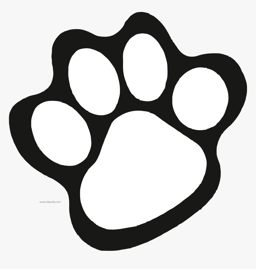Clip Art Paw Openclipart Free Content Vector Graphics - Transparent Paw Print Vector, HD Png Download, Free Download