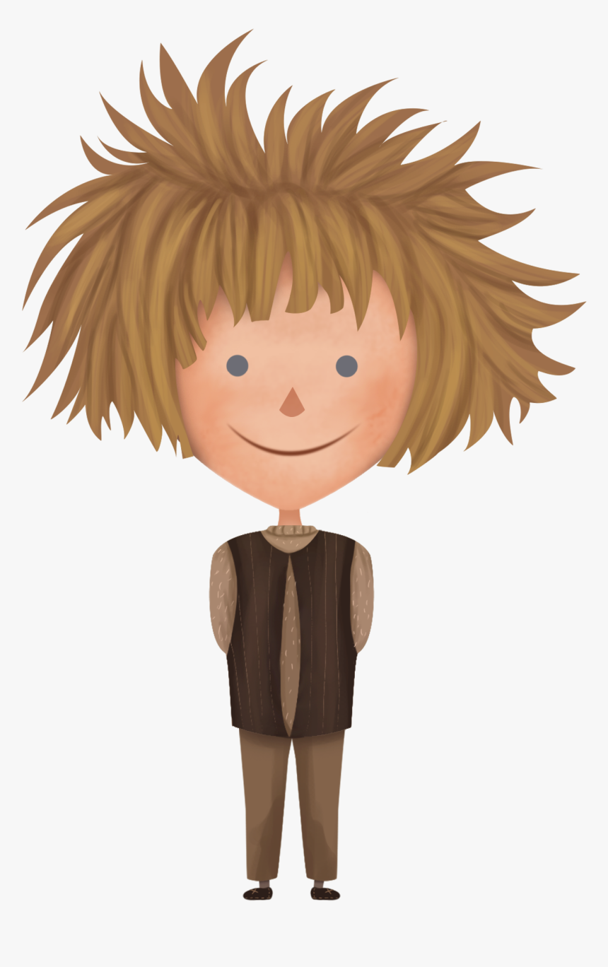 Transparent Accident Clipart - Boy With Messy Hair Clipart, HD Png Download, Free Download