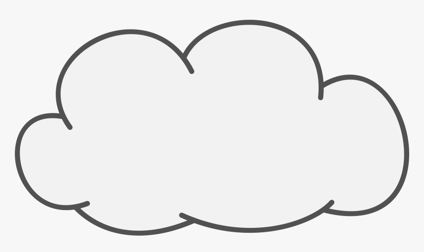 Clouds Clipart Png Transparent - Transparent Background Cloud Clipart, Png Download, Free Download
