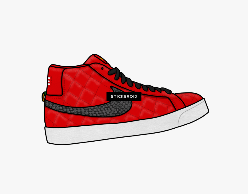 Nike - Tenis Vans Vermelho Feminino E Preto Feminino, HD Png Download, Free Download