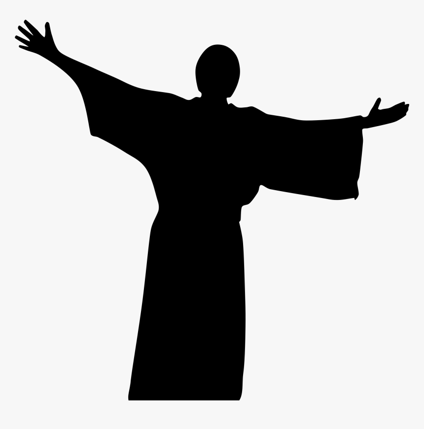 Jesus Christ Silhouette Icons Png - Jesus Silhouette Transparent, Png Download, Free Download