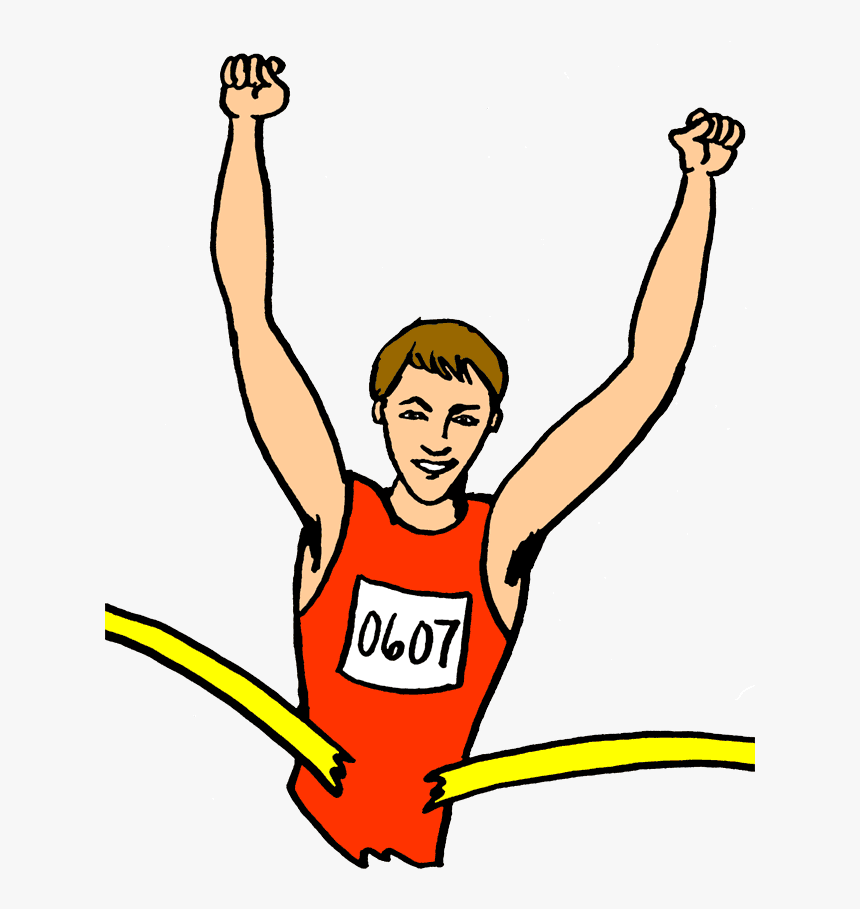 Marathon Runner Clipart - Marathon Runner Clip Art, HD Png Download, Free Download