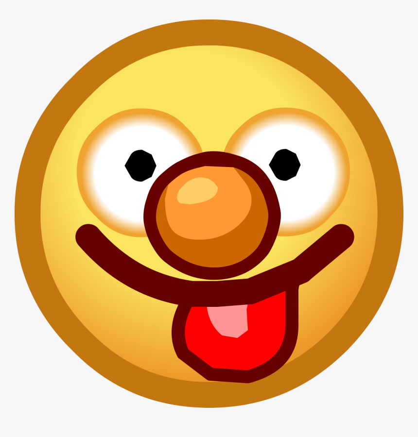 Smiley Emoticon Tongue Clip Art - Club Penguin Emoji F, HD Png Download, Free Download