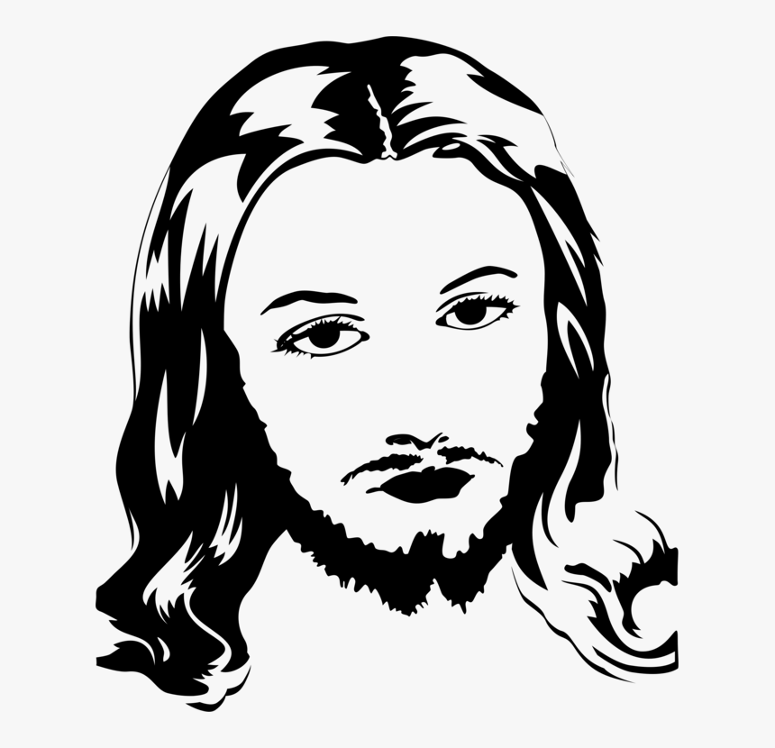 Emotion,hairstyle,art - Jesus, HD Png Download, Free Download