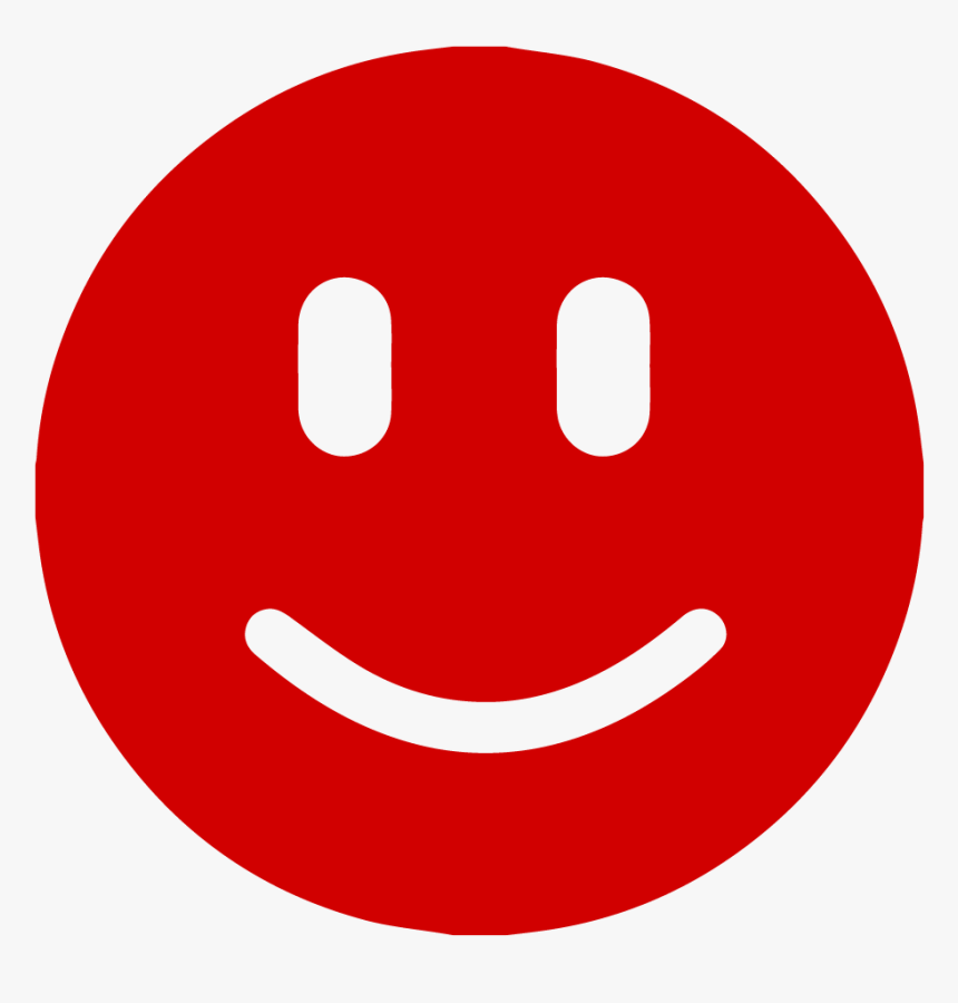 Happy Save Icon Format - Red Smiley Face Png, Transparent Png, Free Download
