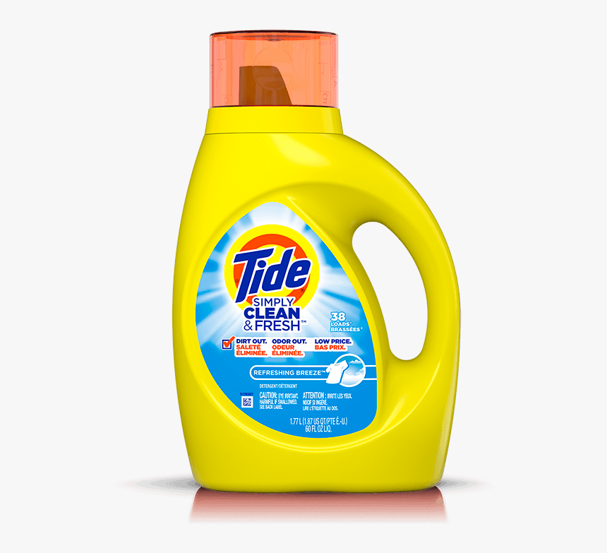 Tide Simply Clean And Fresh Liquid Laundry Detergent - Tide Simply Clean And Fresh, HD Png Download, Free Download